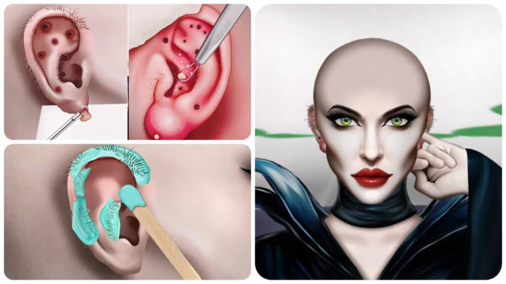 ASMR Wʜy Care ist || wesentlich nach Piercing 2 || Piercing Cleaning Animation Piercing