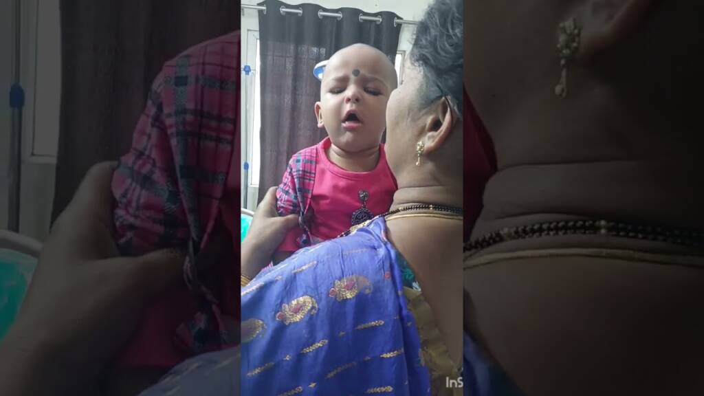 Ear piercing part -2#love #baby #girl #prakhya #myeverything #care #enjoy #trending #family #shorts