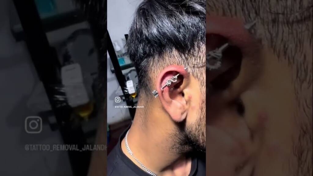 Piercing care in punjabi