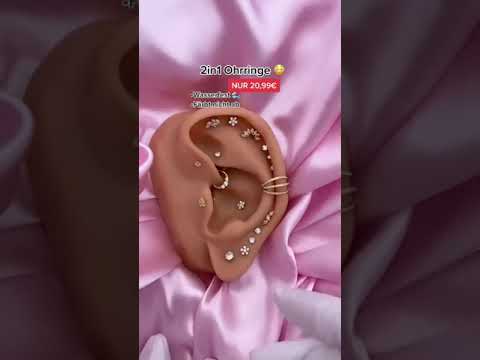 Wie findet ihr diese 2-in-1 Ohrringe? 😍